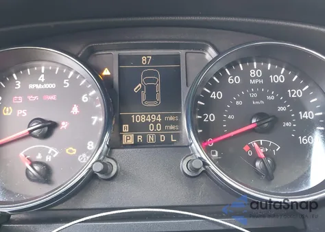 2014 Nissan Rogue Select S из США, поврежденный, VIN JN8AS5MT2EW601872